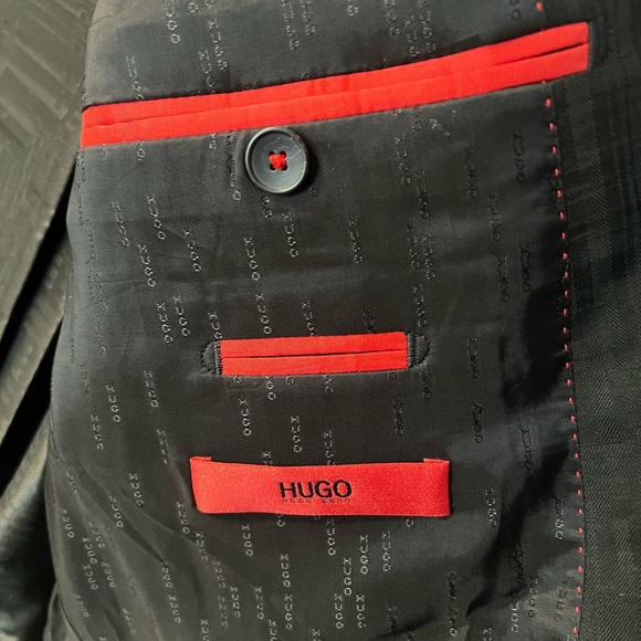 HUGO by Hugo Boss Dinner Jacket - Jet Black, lightweight - Picture 5 of 9